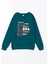 Yeni Sezon Bisiklet Yaka Erkek Çocuk Sweatshirt 3