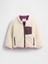 Kız Bebek Kırık Beyaz Lightweight Sherpa Reversible Mont 1