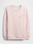 Kadın Pembe Relaxed Gap Logo Sweatshirt 2