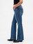 Kadın Denim Mavi Curvy Low Rise Long & Lean Jean Pantolon 6