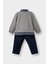 Erkek Bebek 2'li Takım Gömlek Yaka Sweatshirt Pantolon G0027A525WN 4