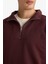 Regular Fit Yarım Balıkçı Yaka Fermuarlı Kalın Sweatshirt F4136AX25AU 5