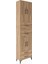 Arges Dolap 5 Raflı 4 Çekmeceli 4 Kapaklı 60X30X243 Çam-Çam 2