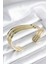 Eğik Şerit Model Gold Renk Pirinç Kadın Bileklik - EBJ251010W38191 1