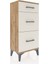 Arges Komodin 3 Çekmeceli 44X30X96 Çam-Aytaşı 2