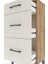 Arges Komodin 3 Çekmeceli 44X30X96 Çam-Aytaşı 5