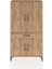 Arges Dolap 4 Raflı Tek Çekmeceli 4 Kapaklı 88X30X163 Çam-Çam 1