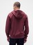 Erkek Bordo Vintagesoft Arch Gap Logo Tam Fermuarlı Sweatshirt 5