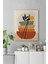 Kanvas Tablo Bohem Turunçgiller Saksı Görünümlü Dekoratif Soyut Kanvas Tablo 40 x 60 1