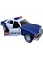 Metal Nostaljik Çek Bırak Polis Model Araba Açılır Kapı Yumuşak Lastik 11 cm 5
