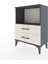 Arges Komodin Tek Raflı 2 Çekmeceli 60X30X80 Antrasit-Aytaşı 3