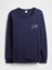Kadın Lacivert Relaxed Gap Logo Sweatshirt 2