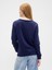 Kadın Lacivert Relaxed Gap Logo Sweatshirt 5