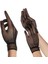 Siyah Renk Likralı File Eldiven Parmaklı Örgü Eldiven Yetişkin Boy 1