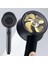 Turbo Fan 5 Fonksiyonlu Duş Başlığı, El Duşu Handshower, Siyah, Durdurma Özelliği Ile, Yenilikçi ve Çok Fonksiyonlu Aksesuarı 1