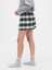 Kadın Koyu Yeşil Gap Logo Flannel Boxer Şort 5