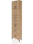 Arges Dolap 4 Raflı 5 Çekmeceli 4 Kapaklı 60X30X243 Çam-Çam 3