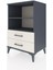 Hyperion Komodin 2 Raflı 2 Çekmeceli 60X44X96 Antrasit-Aytaşı 3