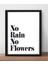 Kanvas Tablo No Rain No Flowers Temalı Çerçeve Görünümlü Mdf Tablo 40 x 60 1