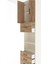 Arges Dolap 4 Raflı 4 Çekmeceli 2 Kapaklı 60X30X243 Aytaşı-Çam 5