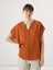 Yeni Sezon Kaçık Yaka Oversize Kadın Bluz 1