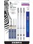 Pen Delguard Mechanical Pencil, Point, 0.5mm, Barrel, Lead,, 3-Pack 2