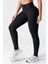 Luna Büzgülü Seamless Toparlayıcı Dikişsiz Push-Up Spor Tayt - Siyah 5