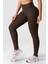 Luna Büzgülü Seamless Toparlayıcı Dikişsiz Push-Up Spor Tayt - Kahverengi 3