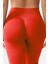 Luna Büzgülü Seamless Toparlayıcı Dikişsiz Push-Up Spor Tayt - Kırmızı 4