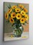 Kanvas Tablo Güneş Çiçeği Vazosu, 50 x 70 1