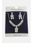Çiçek Zirkon Taşlı Set Kolye 1
