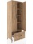 Hyperion Dolap 4 Raflı Tek Çekmeceli 2 Kapaklı 60X44X182 Çam-Çam 4