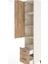 Hyperion Dolap 4 Raflı 2 Çekmeceli Tek Kapaklı 44X44X221 Aytaşı-Çam 5