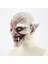 Bfs Korku Zombi Maskesi Beyaz Saçlı Kaşlı Lateks Vampir Maskesi Et Maske 5