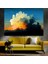 Gökyüzü Manzaralı Sanatsal Dekoratif Duvar Tablosu (70X100 Cm) 1