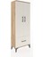 Arges Dolap 4 Raflı Tek Çekmeceli 2 Kapaklı 60X30X163 Çam-Aytaşı 2