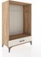 Hyperion Dolap Tek Raflı Tek Çekmeceli Tek Askılı 88X44X134 Çam-Aytaşı 2