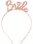 Rose Gold Renkli Taşlı “bride” Gelin Tacı – El Yazısı Yazı Tipiyle (5067) 3