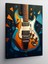 Kanvas Tablo Soyut Elektro Gitar 100 x 140 CNVSDKEY-126016-100-140 1