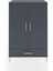 Hyperion Dolap Tek Raflı Tek Çekmeceli Tek Askılı 88X44X134 Antrasit-Antrasit 1