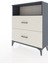 Arges Şifonyer Tek Raflı 2 Çekmeceli 88X30X106 Antrasit-Aytaşı 3