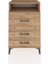 Hyperion Komodin Tek Raflı 3 Çekmeceli 60X44X96 Çam-Çam 1