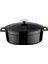 Metal Oval Döküm Tencere, 29 Cm, 4.67 L Hacim, Siyah 1