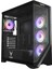 Vento VG4202FLA 850W 80+ Bronze Cam Ön-Yan Panel Sıyah 4X12CM Adreslenebilir Argb Gamıng Atx Kasa 1