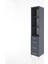 Hyperion Dolap 3 Raflı 4 Çekmeceli 44X44X221 Antrasit-Antrasit 3