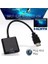 PX-1240S HDMI To VGA 30CM Görüntü Çevirici Aparat Siyah 3