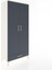Hyperion Dolap 5 Raflı Tek Çekmeceli 2 Kapaklı 88X44X195 Aytaşı-Antrasit 2