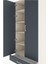 Hyperion Dolap 5 Raflı Tek Çekmeceli 2 Kapaklı 88X44X195 Aytaşı-Antrasit 5