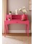 Wooding Mobilya 120 cm 5 Çekmeceli Masif Pembe Raflı Çalışma Masası 3