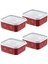 4&apos;lü Set No Frost Saklama Kabı Carmen 700 ml 1